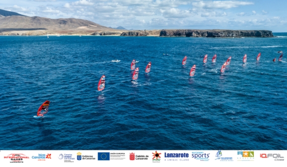 iQfoil Games Lanzarote 2023.Â© Sailing Energy 26 January, 2023